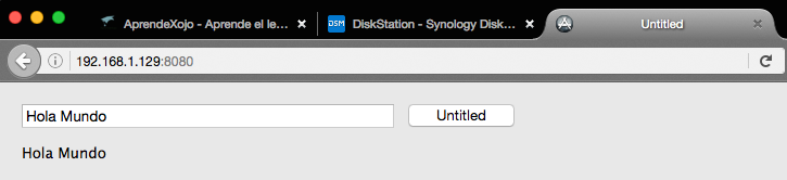 Ejecución de aplicación Xojo Web desde NAS Synology.