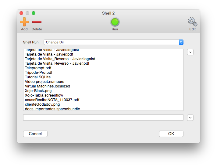 Snippery Shell Window and Editor