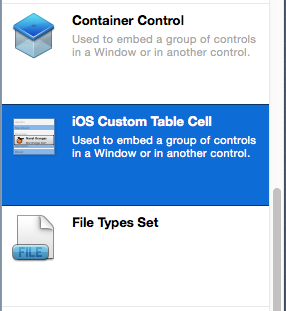 iOS Custom Table Cell