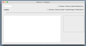 Interfaz de usuario, prueba NotificationCenter