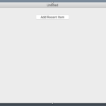Como crear un menu de “Items Recientes”